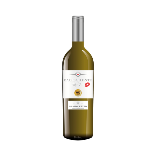 Italiaanse witte wijn van Conti Sani, Ester Bacio Silente Vino Bianco, van het jaartal 2023, voor Fevino