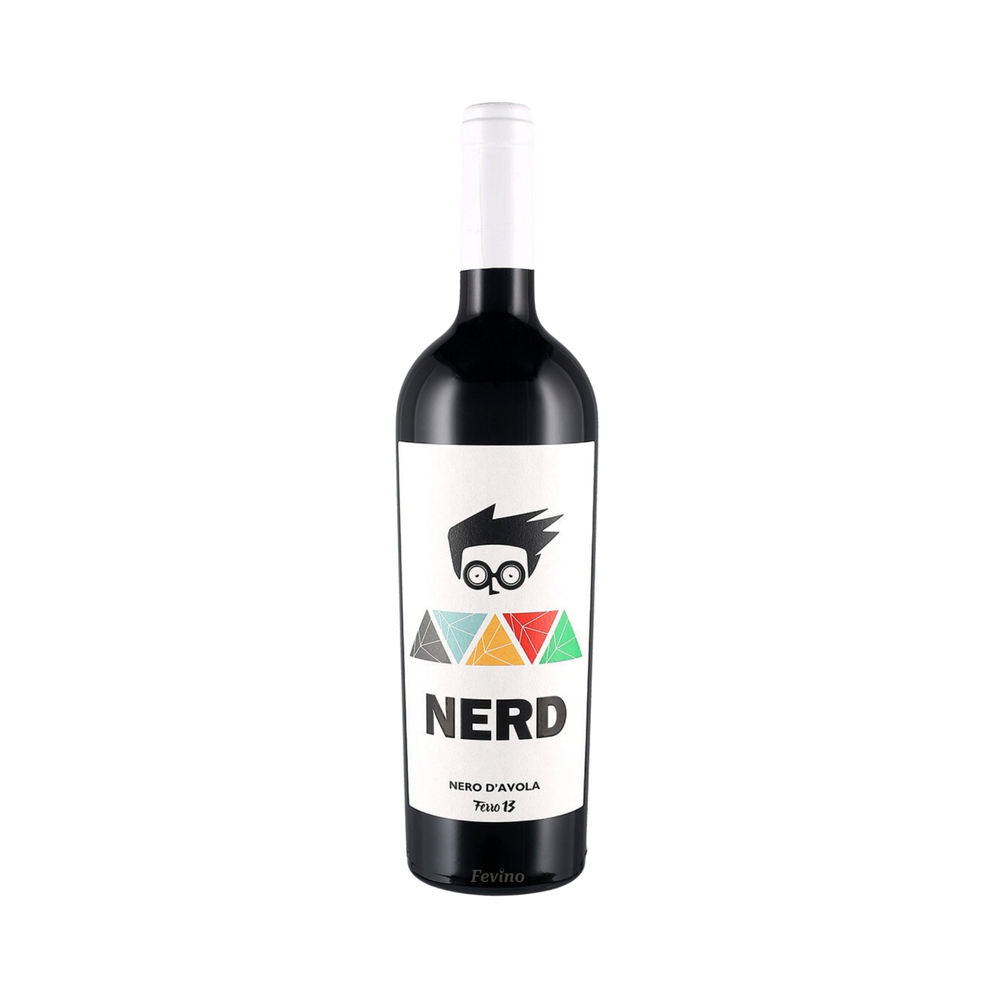 Italiaanse rode wijn van Ferro 13, Nerd, uit het jaar 2024, voor Fevino