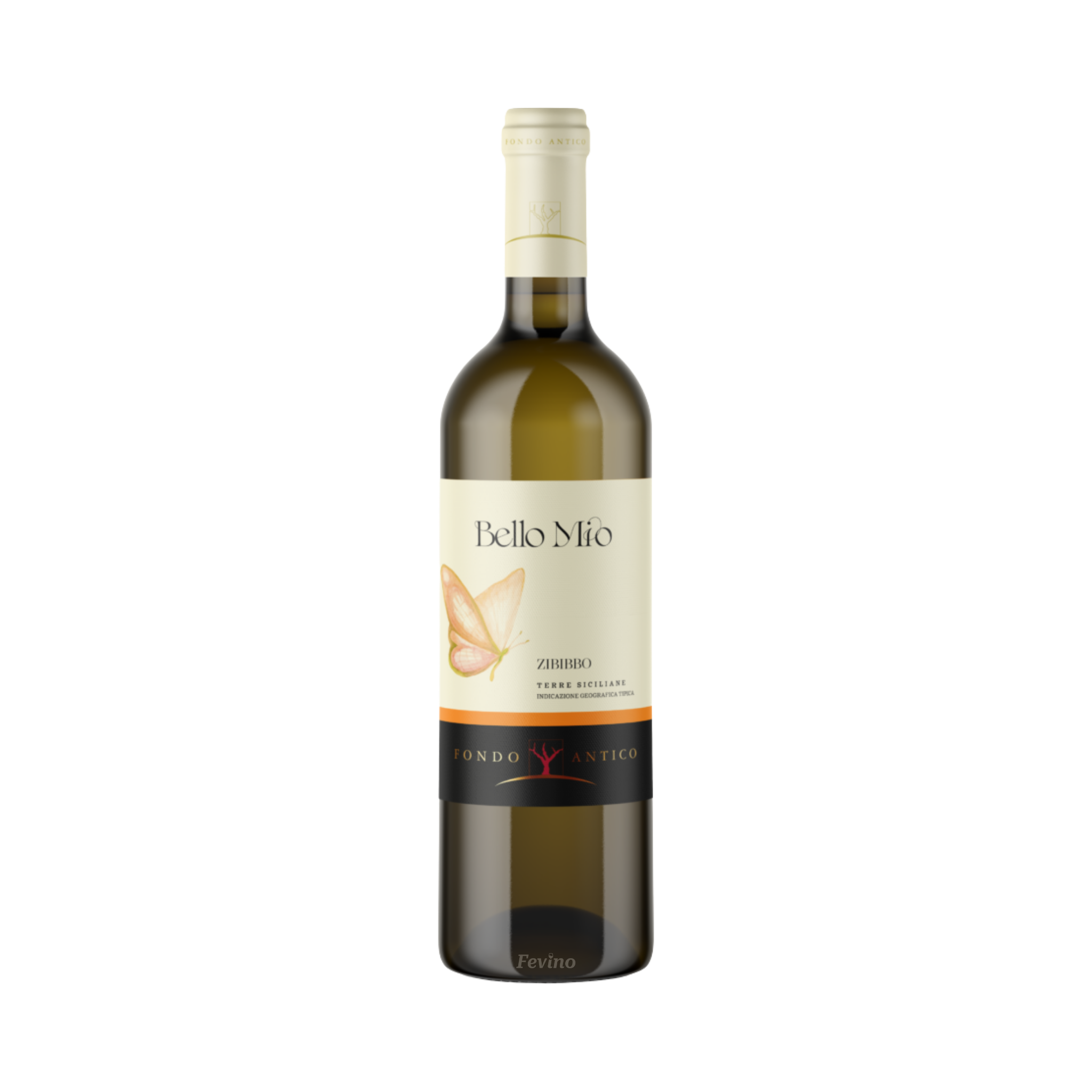 Italiaanse witte wijn van Fondo Antico, Belle Mio, van het jaartal 2024, voor Fevino