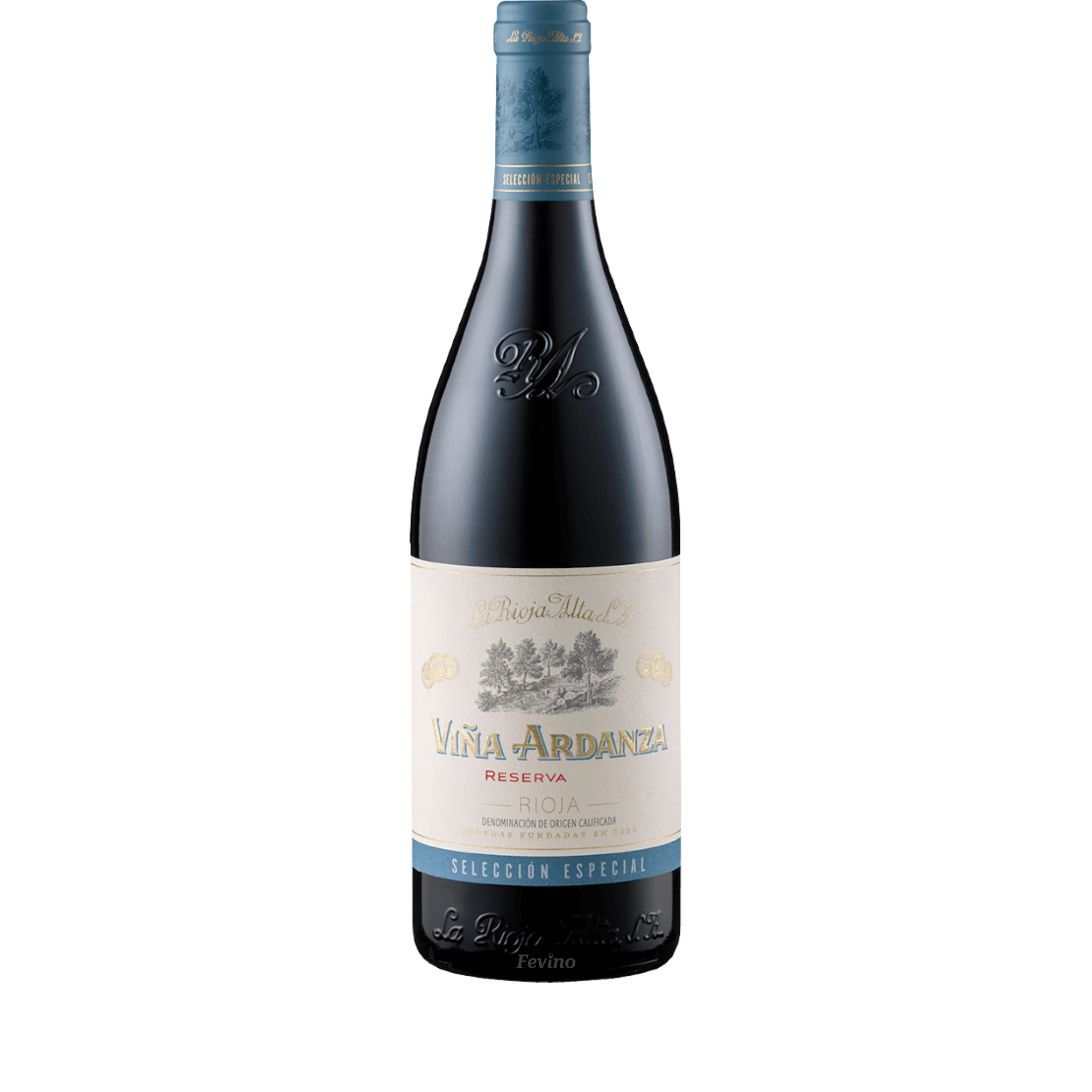 Spaanse rode wijn van La Rioja Alta in Magnum, Vina Ardanza Reserva, van het jaartal 2019, voor Fevino
