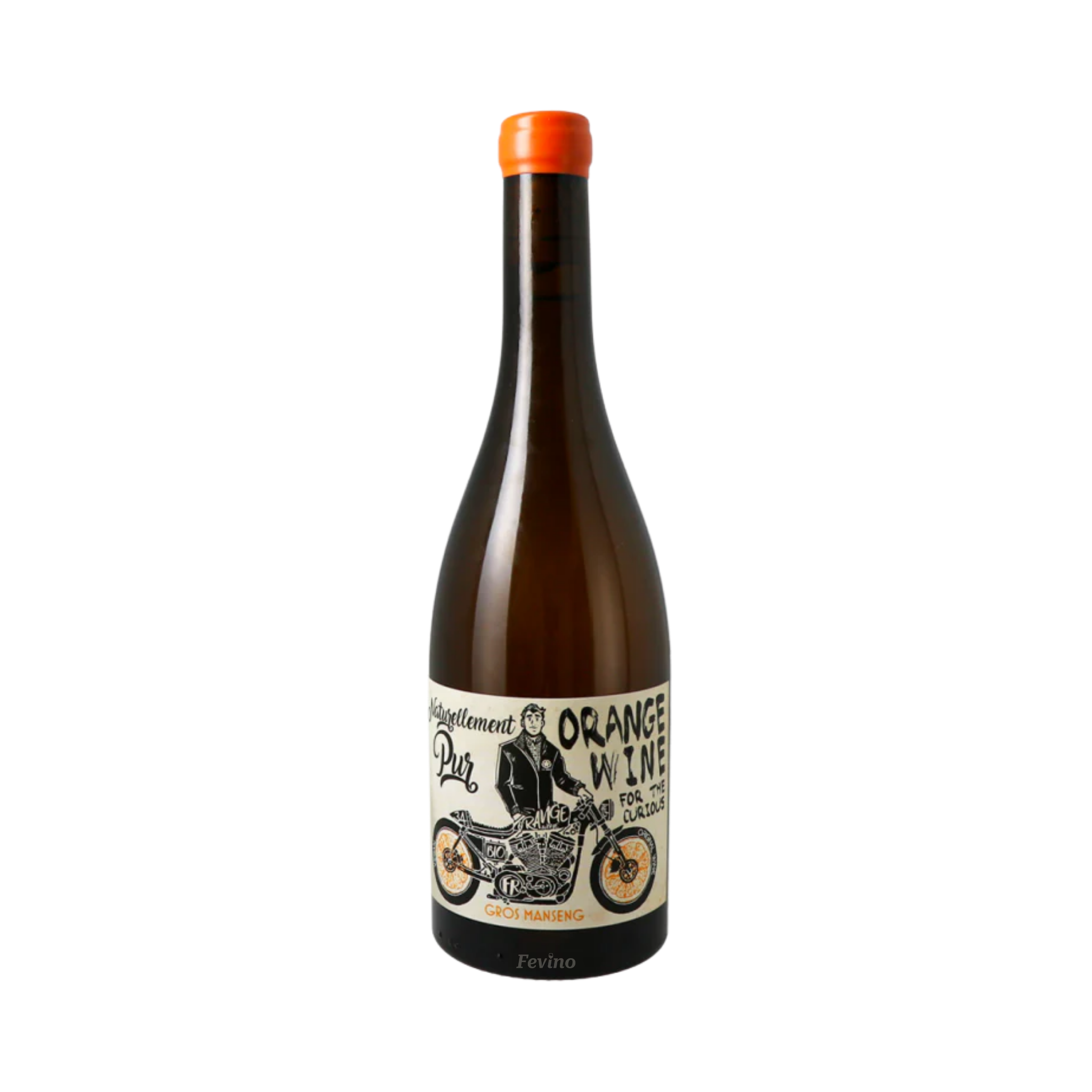 Franse orange wijn van Vignobles Vellas, Naturellement Pur Orange, van het jaartal 2022, voor Fevino